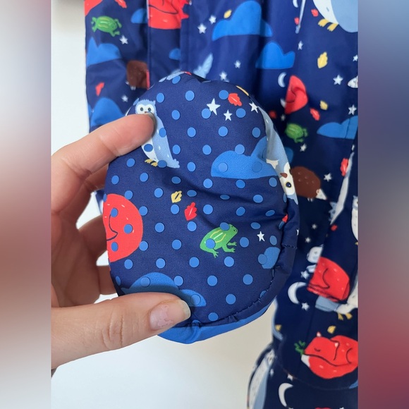 Mini Boden Baby Boden Woodland Creatures snowsuit - Picture 6 of 17